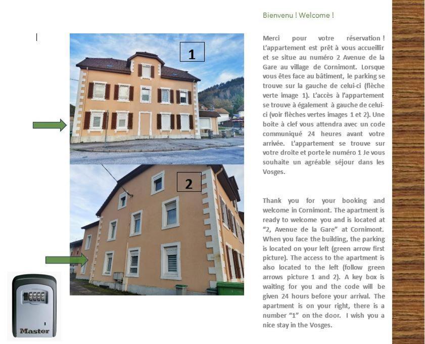 Le Petit Counehet Cornimont Extérieur photo